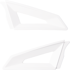 Alpine Star Sm3 Top Vent Sides in white, motorcycle helmet accessory with vent openings and sleek design.