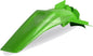 Polisport Plastics green rear fender for street motorcycles, model 64-5975, showcasing a durable plastic design.
