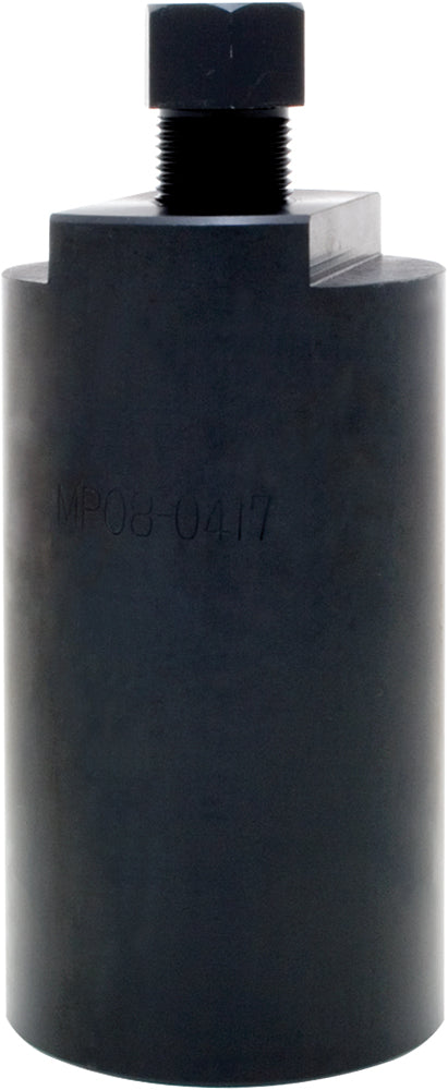 Motion Pro Flywheel Puller M50x1.5 right-hand internal thread, tool for motorcycle flywheel removal, shown with metal construction and handle.