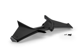 PUIG Downforce front spoiler in matte black, designed for enhanced aerodynamics and sporty appearance on vehicle body.