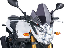 Load image into Gallery viewer, PUIG Naked New Gen Sport dark smoke windshield, motorcycle windscreen with sleek tinted design for enhanced aerodynamics.