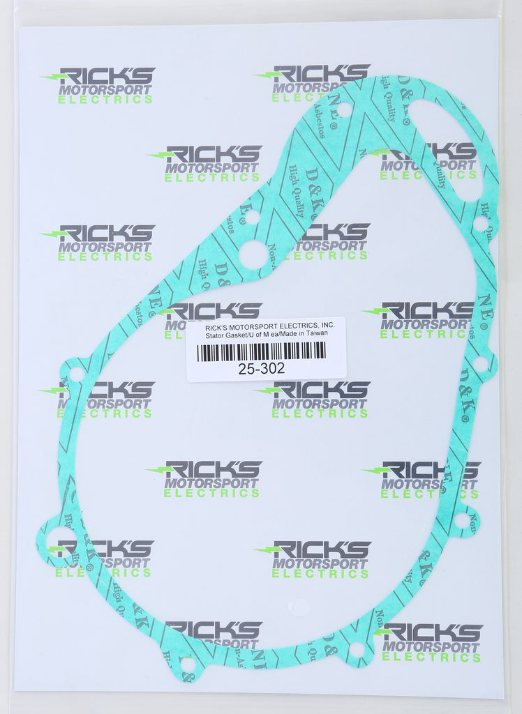 Ricks Motorsport Electric stator cover gasket, gasket seal for motorcycle electric stator cover, part number 27-25302