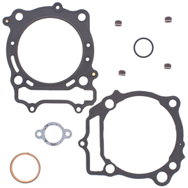 Vertex Top End Gaskets 681-0595 set showing close-up of gasket seals for engine top end repair.