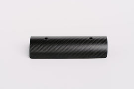 Sawicki Speed Shop universal straight exhaust heat shield, lightweight carbon fiber material, designed for heat protection on exhaust systems.