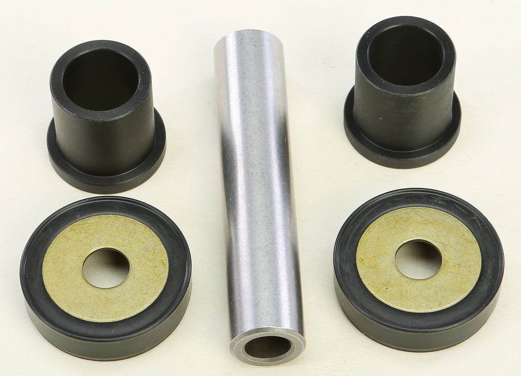 All Balls King Pin Kit 242-1006 for suspension systems, showing metal components and bushings in a close-up view.