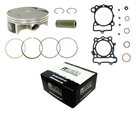 Namura top end piston kit with Hyperdryve Nikasil for Kawasaki 185-2017, includes 76.95mm bore and 13.8:1 compression