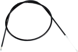 Motion Pro black vinyl clutch cable 70-5058 for motorcycle hydraulic control lines, showing the coiled cable and fittings.