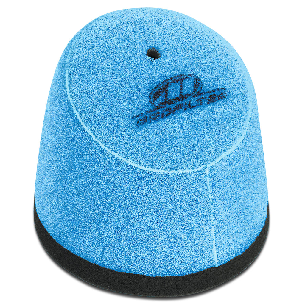 Pro Filter air filter ready to use, pre-oiled, for optimal air filtration in engines or machines, shown in the image.