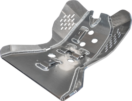 Enduro Engineering DRZ400 skid plate guard made of durable metal, designed to protect the motorcycle's underside.