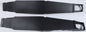 Black Polisport Plastics swingarm protectors for Honda CRF250 motorcycle, designed to shield the swingarm from damage.