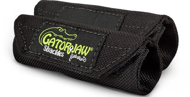 Bubba Rope synthetic winch chafe guard in black, designed to protect winch rope from abrasion during recovery.