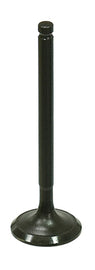 Bronco engine exhaust valve 183-09213E with metal valve seat and stem, used in automotive engine systems.