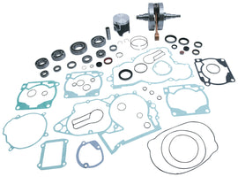 Vertex complete engine rebuild kit for KTM WR, including engine components and parts, displayed in the image.