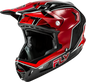 Yth Werx R Flow Carbon Hlmt Black Carbon/Red Yl