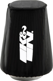 K&N Drycharger air filter wrap in black, designed for K&N air filters, providing protection and a sleek look for vehicle air filters.
