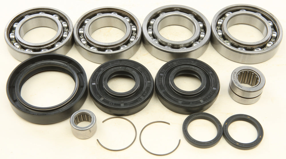 All Balls front differential bearing and seal kit, model 22-52100, with various bearings and seals for vehicle drivetrain repair.