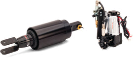 Arnott FOX Racing Arnott Air Shocks for Ultimate Ride Black Victory Touring suspension showing shock absorber with branding and mounting hardware.