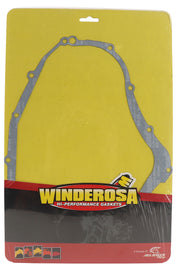 Vertex clutch cover gasket for Suzuki motorcycles, showing the black rubber seal with textured surface and precise fit.