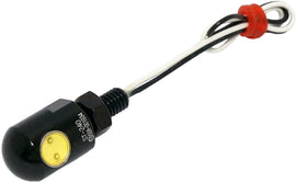 Black bolt for license plate light fitting, compatible with HardDrive vehicle hardware, part number 820-51896.