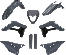 Polisport Plastics Nardo Grey plastic body kit for OE'24 model, featuring durable plastic construction and precise fit.