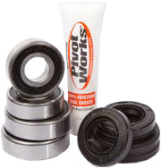 Pivot Works front wheel bearing kit 52-0322 for drive systems, showing bearings and components in a detailed close-up image.