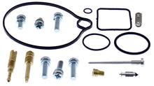Load image into Gallery viewer, All Balls Bike Carburetor Rebuild Kit 226-10024 for intake, carburetor, and fuel system, with various seals and parts visible.