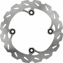 Load image into Gallery viewer, All Balls brake rotor 21-80083 showing a silver, vented disc with mounting holes for motorcycle braking system.