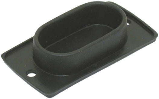 Cycle Pro rear master cylinder cover gasket for brakes, shown in black with metal fittings, compatible with OEM 45005-85 865-01415.