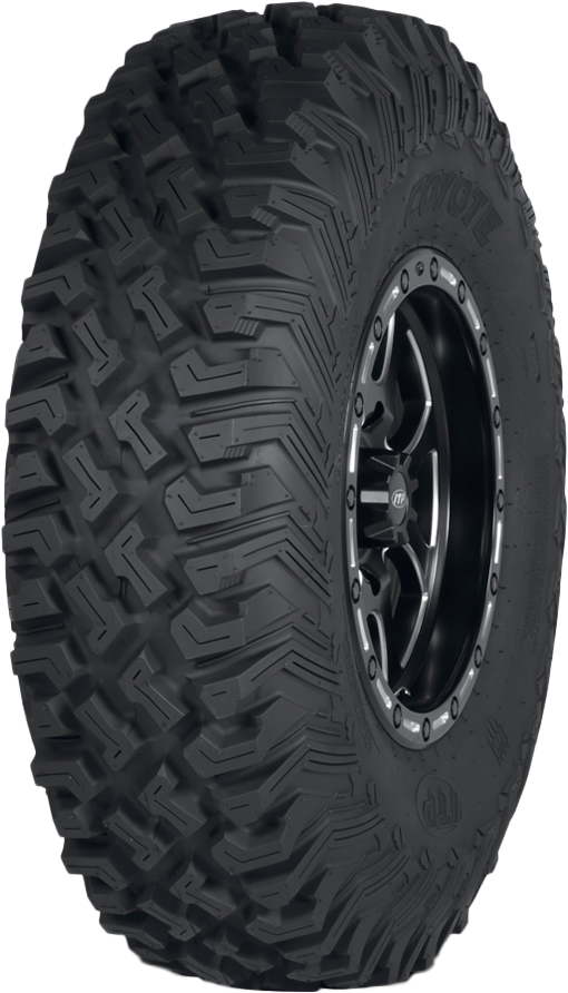 ITP Tire Coyote 30x10R-15 off-road tire with rugged tread pattern, suitable for UTVs and off-road vehicles.