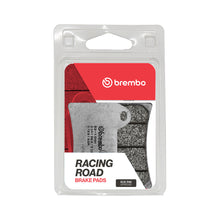 Load image into Gallery viewer, Brembo Xtra Sr Sintered Brake Pads for high-performance braking, shown in black with Brembo branding and metal backing plates.