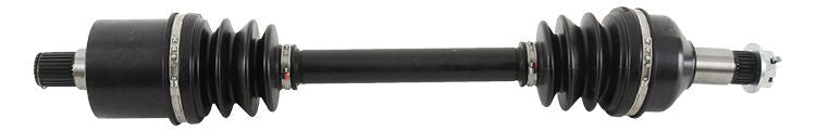 All Balls 8 Ball Extreme Axle Rear drive component, showing the sturdy metal axle with detailed branding and mounting points.