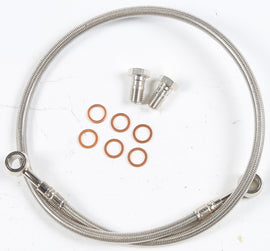 GALFER rear brake line for Raptor 660R, long design, durable brake line for improved stopping power and performance.