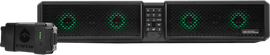 EcoXGear Pulse 28-inch battery-powered soundbar for portable audio, featuring sleek design and built-in rechargeable battery.
