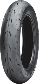 Shinko SR003 Stealth front motorcycle tire 100/90-12, 49J TL, soft compound, tread pattern visible on the tire.