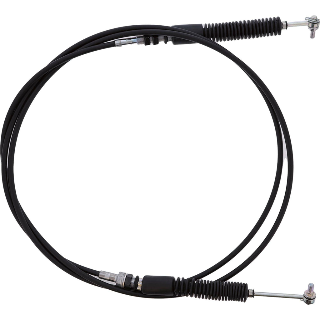 All Balls UTV shift cable with hydraulic control lines, showing the durable cable and fittings for smooth gear shifting.