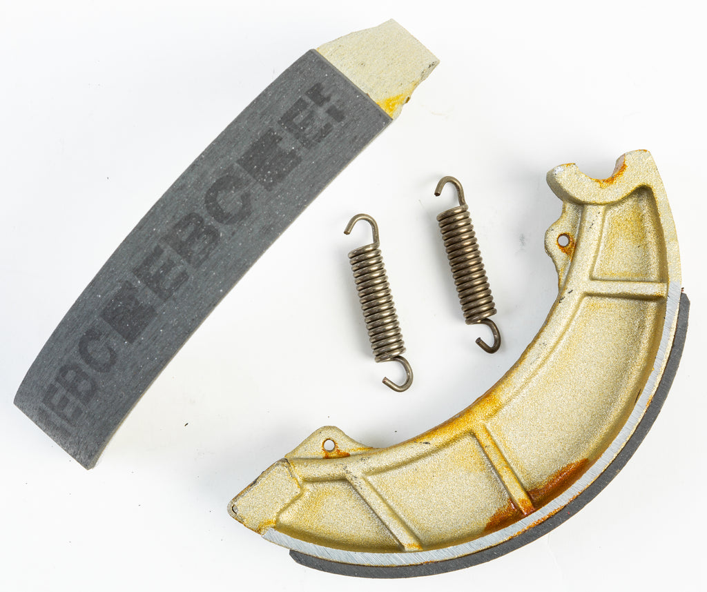 EBC Motorcycle Brakes brake shoes 711 Plain with metal backing for reliable motorcycle braking performance