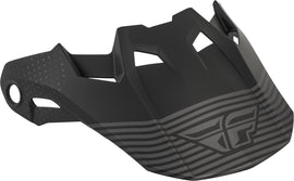 Fly Racing Formula CC primary helmet with matte grey and black visor, size youth small, showing the sleek visor design.