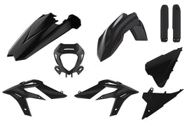 Polisport Plastics black full enduro body kit for Beta motorcycles, with detailed components and sleek finish.