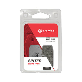 Brembo Sx Brake Pads Sintered 177-1123 for automotive brakes, showing the metallic brake pad with Brembo branding and mounting features.