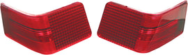 Red replacement light lens for HardDrive King Tour Pack corner, part number 820-0388, designed for motorcycle luggage.