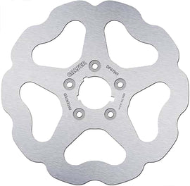 GALFER 11.5-inch solid wave stainless steel brake rotor for motorcycles, featuring durable wave design and high-performance braking.