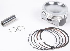 Vertex forged piston kit with 79.96mm bore, 11.0:1 compression for high-performance engine rebuild, shown with pistons and components.