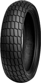 Shinko 268 Flat Track Rear Tire 140/80-19 for Yamaha YZ250, bias ply construction, black rubber with tread pattern
