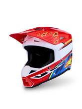 Load image into Gallery viewer, S M3 Falcon Helmet Ece06/Dot Red Fl/Wht/Blue/Yl Flgl Md