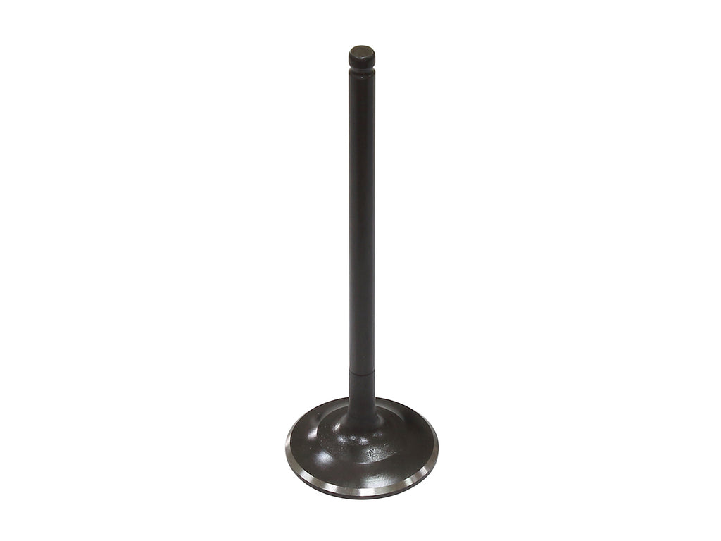 Bronco engine exhaust valve A/C 183-09221E showing metallic valve with valve stem and sealing surface.
