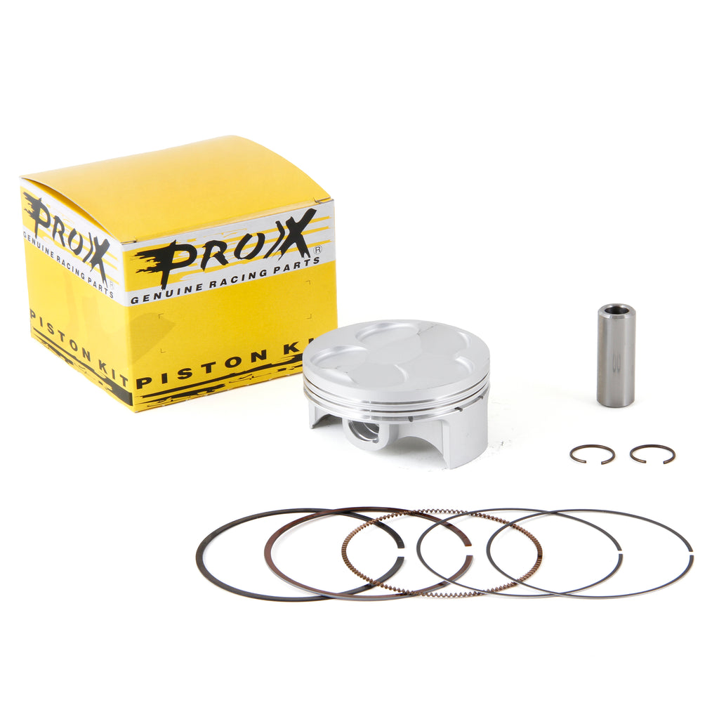 ProX Racing Parts forged Nikasil piston kit for Yamaha 19-2412A, includes piston and components, 76.95mm, 13.5:1 compression ratio