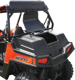 Open Trail UTV bed cargo cover installed on a truck bed, showcasing durable, weather-resistant fabric and secure attachment points.