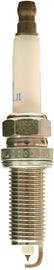 NGK spark plug #6043/04 2-ILZKAR7A-10 with metal shell and ceramic insulator for automotive ignition system.
