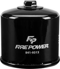 Fire Power FP Oil Filter 202 841-9313, an automotive oil filter with metal casing and filter element, suitable for vehicle oil change.