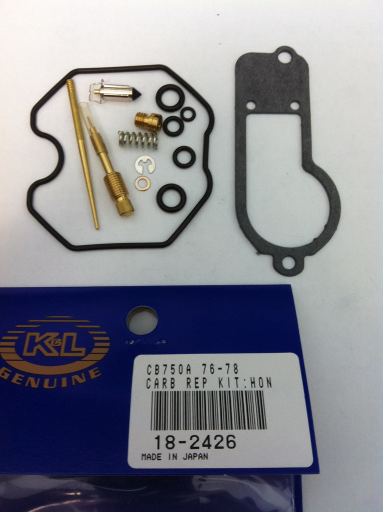 K&L Carburetor Repair Kit 118-2426 for intake, carburetor, and fuel system, includes various gaskets and components.